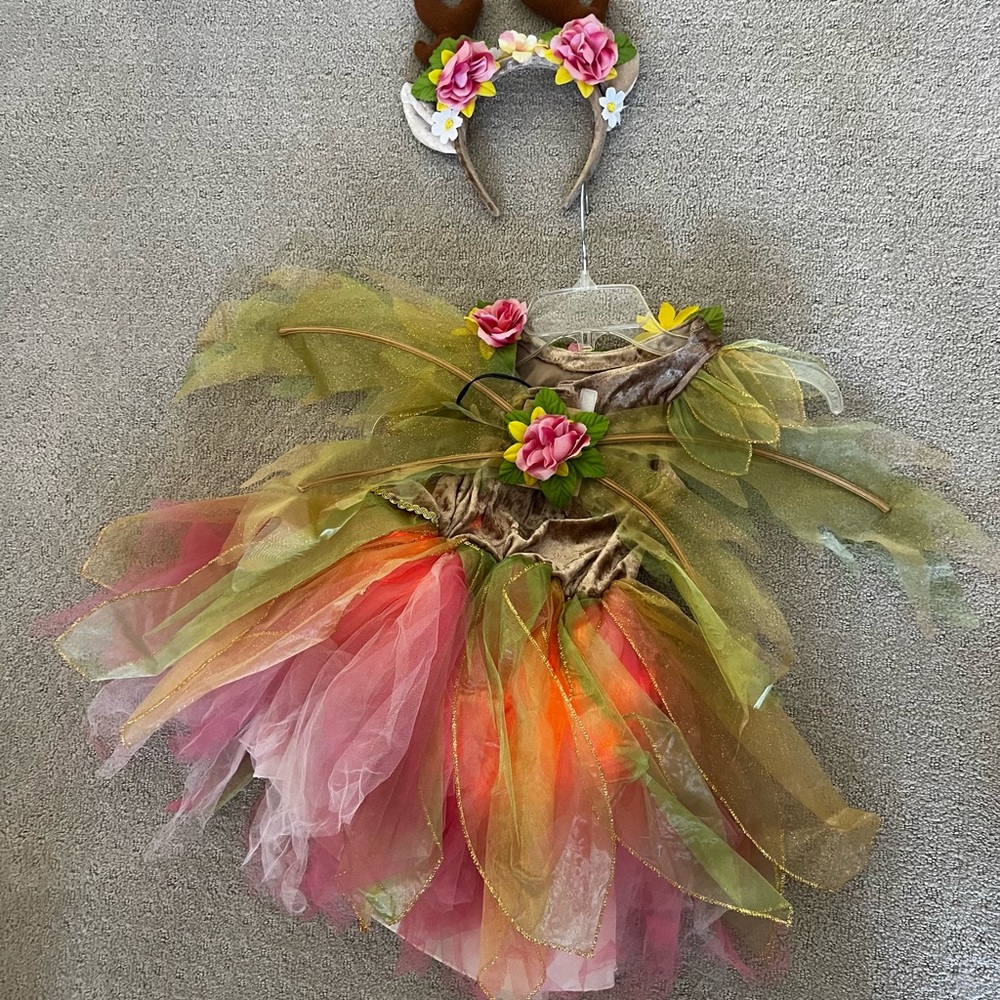 Whimsical Light-Up Deer / Fairy Costume - Girls Sz 6